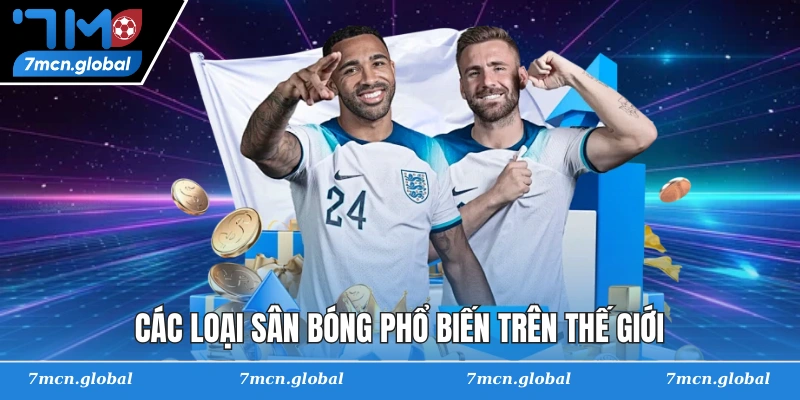 Các loại sân bóng phổ biến trên thế giới