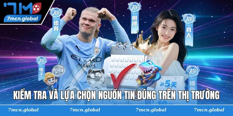 Kiểm tra và lựa chọn nguồn tin đúng trên thị trường