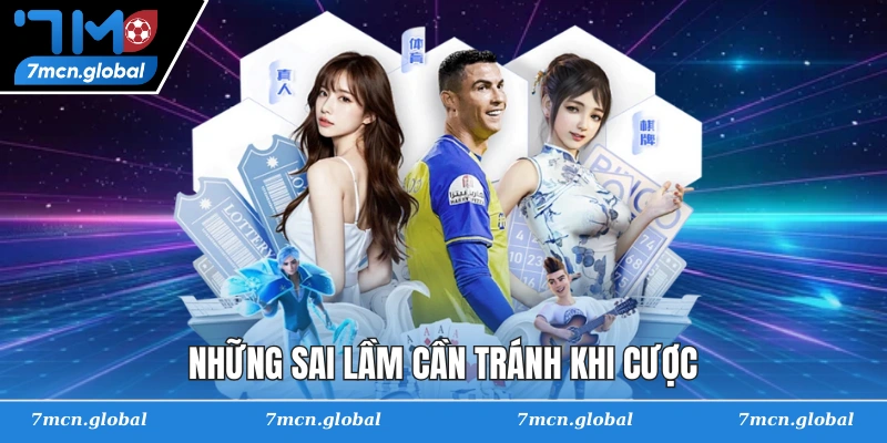 Những sai lầm cần tránh khi cược